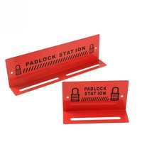 QVAND OEM fabricant de LOTO chinois taille différente acier matériel verrouillage cadenas Station cadenas étagère murale supports