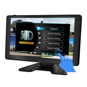 9inch màn hình cảm ứng 4CH DVR màn hình USB TF thẻ chia Quad Xe Màn Hình xe ghi video - Product Image 5