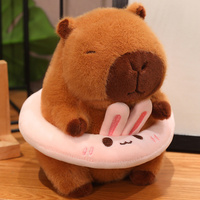 Vente populaire natation RingCapybara été eau cochon d'inde en peluche jouet en peluche