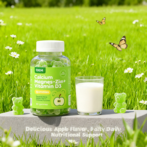 Gomitas de Calcio, <span class=keywords><strong>Magnesio</strong></span>, <span class=keywords><strong>Zinc</strong></span> <span class=keywords><strong>y</strong></span> Vitamina D3 que Favorecen la Salud Ósea, la Función Nerviosa e Inmunológica para Adultos <span class=keywords><strong>y</strong></span> Niños - Product Image 2