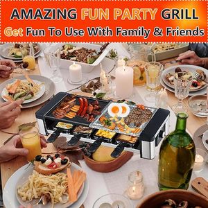 Nouvelle Conception - Barbecue Coréen Électrique Portable Multifonctionnel Sans Fumée - Machine à <span class=keywords><strong>Raclette</strong></span> - Product Image 3