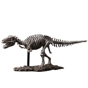 Ornements d'animaux fossiles de dinosaures Huaqi SKD24, squelette de dinosaure, artisanat en résine écologique peint à la main, personnalisé pour le bureau et la maison - Product Image 6