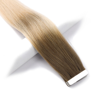 K.S WIGS Coiffure romantique de mariée 100% cheveux humains Remy chinois Trame unique Extensions de cheveux naturels à bandes adhésives de célébrités célèbres - Product Image 1