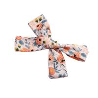Barrette à cheveux style européen et américain avec nœud floral : Accessoires pour filles pour festivals/séances photo, combinaison de 3 couleurs, environ 5 cm de taille