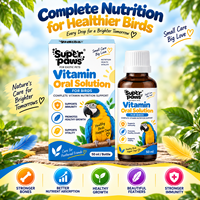 Complément multivitaminé liquide pour perroquets et oiseaux, solution orale de vitamines pour la nutrition quotidienne