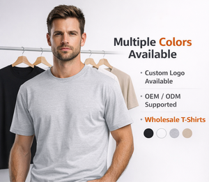 Camiseta Personalizada de Algodón Premium para Hombre |   Camisetas Blancas al por Mayor para OEM y ODM |   Camiseta Unisex Lisa, Disponible en Varios Colores - Product Image 2