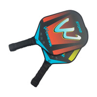 Raquette de padel en fibre de carbone personnalisée 18K avec filet en nylon