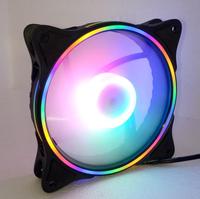Ventilateur de PC de jeu en gros Ventilateur RVB 120mm Refroidissement Logo personnalisé pour boîtier d'ordinateur de bureau
