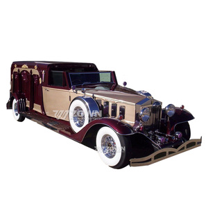 Cercueil funéraire de style voiture classique vintage pour le transport de cercueils, le accompagnement des âmes quittées et les processions funéraires - Product Image 6