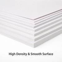 Panneau en mousse PVC haute densité 8mm 10mm 18mm, feuille plastique étanche pour signalétique publicitaire, meubles, armoires, découpe Forex blanc