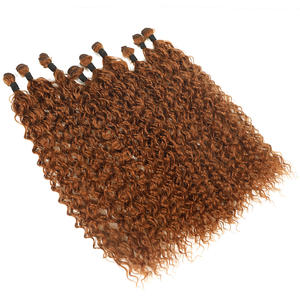 Extensiones de Cabello Sintético de la Mejor Calidad, Estilo Rizado, 9 Piezas en un Paquete, Resistencia a Altas Temperaturas - Product Image 2