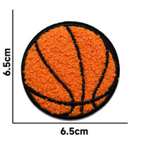 Patchs brodés 3D en chenille pour football, serviette en forme de fleur, broderie, décoration en dentelle, tissu plastique PVC