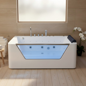 Bañera Independiente de Lujo con Retención de Calor, Bañera de Acrílico para Remojar el Cuerpo, para Renovación de Baños de Residencias de Alta Gama - Product Image 1