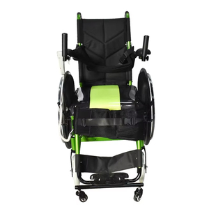 <span class=keywords><strong>Fauteuil</strong></span> <span class=keywords><strong>roulant</strong></span> <span class=keywords><strong>semi</strong></span>-électrique à dossier haut pour personnes à mobilité réduite, avec fonction de levage motorisée - Product Image 4