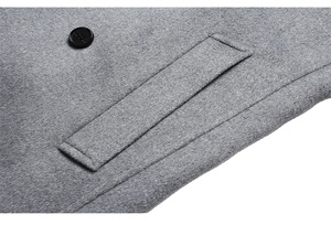 Nouveau <span class=keywords><strong>Manteau</strong></span> en Laine Tweed Double Face Mi-long Haut de Gamme Croisé pour <span class=keywords><strong>Homme</strong></span> LbJoychuang Automne-<span class=keywords><strong>Hiver</strong></span> 2026 - Product Image 4