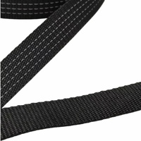 Nouveau modèle de sangle réfléchissante à points en polyester simple face pour bandes latérales de vêtements de sport, laisses pour animaux de compagnie et sangles de sacs à dos