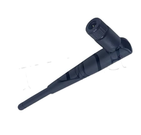 Antenne portable 2.4G 5.8G 3dBi en caoutchouc, connecteur SMA mâle à angle droit pour appareil IoT