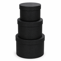 Coffret Cadeau Rond pour Fleurs, Boîte Rigide en Carton pour Bouquet, Emballage Nid d'Abeilles Trois Pièces pour Mariage, Anniversaire et Événements