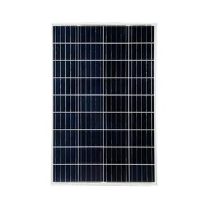중국 공장 공급 고효율 100W 가로등 다결정 태양 전지 패널 태양 전지에 적합