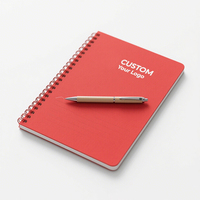 Cahier personnalisé avec impression du logo Cahier d'église personnalisé avec spirale A5 mignon avec notes autocollantes et stylo