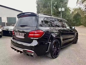 ชุดแต่งคาร์บอนไฟเบอร์ทรง BS สำหรับ Mercedes X166 GLS450 GLS63 สภาพใหม่ อัพเกรดลิ้นกันชนหน้า ดิฟฟิวเซอร์ สปอยเลอร์ ไวด์บอดี้ - Product Image 5