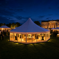 Carpa Portátil de Aluminio y Acero para Eventos de 3x3 m (10x10 pies), Gazebo para Exteriores, Carpa para Ferias Comerciales, Carpa para Bodas Indias