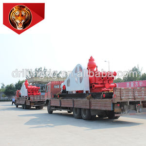 แท่นขุดเจาะน้ำมัน TIGER RIG XJ550 รุ่น Workover Rig C15 + กล่องเกียร์ jicai YOTFJ650 ปั๊มโคลน F500 เครื่องเจาะน้ำมัน 500 แรงม้า 35MPA ได้รับการรับรองมาตรฐาน API-7K - Product Image 4