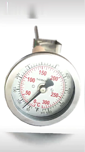 Thermomètre bimétallique pour friteuse avec poignée en bois - Product Image 6