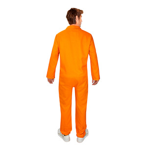 Disfraz de Cosplay de Uniforme de Prisión Naranja, Mono de Manga Corta con Estampado en la Espalda, Disfraz de Halloween para Adultos - Product Image 4