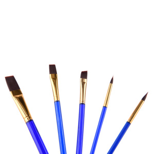 <span class=keywords><strong>Peinture</strong></span> À L'<span class=keywords><strong>huile</strong></span> Acrylique Dessin <span class=keywords><strong>Peinture</strong></span> Personnalisé Ventilateur Brosse avec Bleu Acrylique Poignée - Product Image 6
