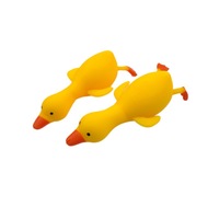Best-seller transfrontalier : Jouet anti-stress en caoutchouc en forme de canard, idéal pour les marchés nocturnes et les stands de rue, vente en gros, incontournable