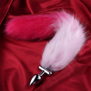 سدادة شرجية على شكل ذيل حيوان لطيف متوفرة بخدمة التصنيع حسب الطلب، مع سطح ناعم وقاعدة من سبائك الألومنيوم لسهولة التنظيف والعناية - Product Image 2