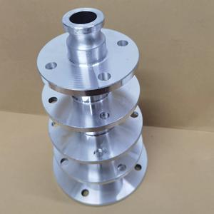 Aluminum Alloy Quick Coupling F-Type Flange Male 2.5\" 3\" 4\" Round Flange Essential <b>Tanker</b> <b>Truck</b> Accessories - Product Image 2