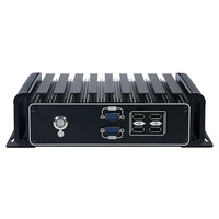 Ordenador de sobremesa i3 Intel Core i5, Mini pc industrial sin ventilador con 6 COM y 2 Lan