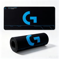 Tapis de souris gaming et repose-poignet en caoutchouc naturel, design antidérapant personnalisé, plusieurs tailles (800x300mm/900x400mm), pour usage bureautique
