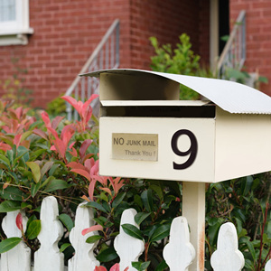 Numéros de maison modernes autocollants de 4 pouces, imperméables et résistants aux intempéries, pour boîte aux lettres, maison, hôtel, chambre, ferme, en acrylique noir - Product Image 4