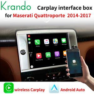 Krando-boîte d'interface pour <span class=keywords><strong>Apple</strong></span> <span class=keywords><strong>CarPlay</strong></span>/<span class=keywords><strong>Android</strong></span> Auto, sans fil, système de mise à niveau intelligente Maserati quattribli, 2014-2017 - Product Image 5