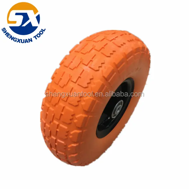 Hot Sales Pu Foam Filled 10 Inch Wheelchair Front Wheel Part Scooter Tire