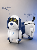 Dachshund électrique intelligent en plastique avec télécommande - Utilisation intérieure/extérieure
