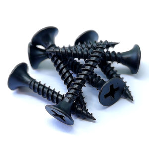 Envío en 3 Días, Tornillos para Paneles de Yeso M3.5 3.5x25, Rosca Fina, Fosfatados en Negro, a Granel - Product Image 3