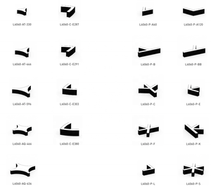 Hlinear 3D Series LED Đèn Sáng tạo thiết kế hệ thống treo với góc điều chỉnh và chiều cao - Product Image 2