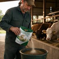 Supplément d'engraissement pour bétail certifié GMP, qualité alimentaire, pour bovins, ovins, caprins, chiens, chevaux, porcs