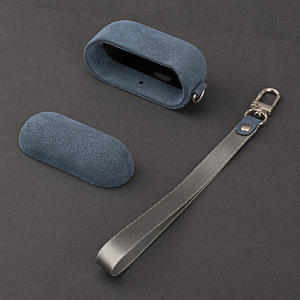 Housses de casque à la mode personnalisées en cuir Alcantara faites à la main pour <span class=keywords><strong>AirPods</strong></span> Pro 2 3 4 générations - Product Image 6