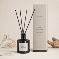 AIKUN – Diffuseur à bâtonnets de luxe personnalisé, parfum sur mesure, marque privée, 100 pièces MOQ, emballage complet, directement de l'usine, pour la maison