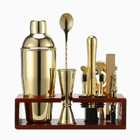 Kit de barman pour la mixologie, ensemble de shakers à cocktails en acier inoxydable avec une capacité de 750 ml et 550 ml, respectueux de l'environnement