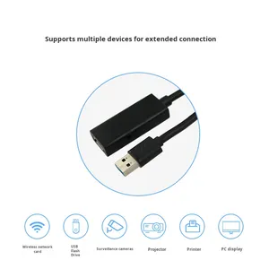 USB 3.0 tốc độ cao truyền dữ liệu mở rộng cáp nam nữ đồng đóng hộp PVC mới khuếch đại tín hiệu cho MacBook - Product Image 4