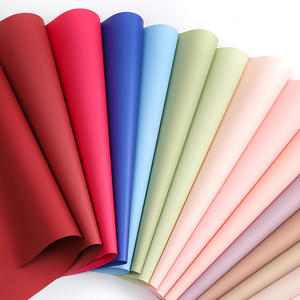 Papier d'emballage artisanal pour fleurs Han Feng 8, en soie épaisse, résine enduite, imperméable, simple face, pour matériaux de floriculture - Product Image 1