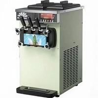 Machine à glace artisanale électrique italienne professionnelle pour glaces molles aux fruits et au lait