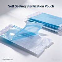 Pochette de Stérilisation Auto-Scellante pour Tatouage et Beauté, Qualité Médicale, Jetable, Autoclavable, Emballage Stérile pour Instruments, CE
