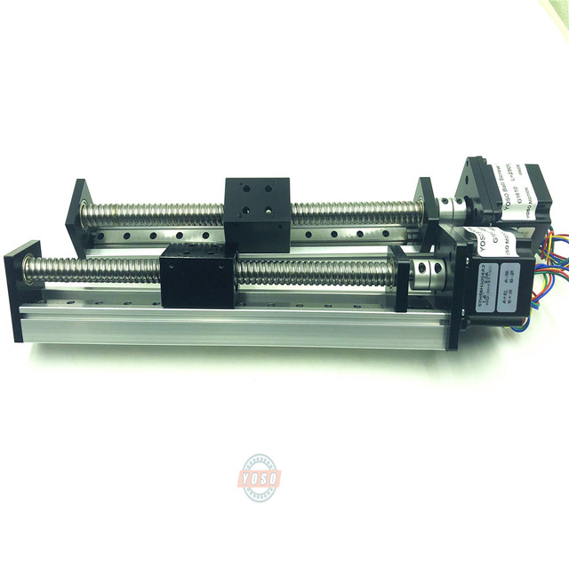Hot Sales Linear Actuator 250mm Travel, 1610 Ball Screw + Nema 23 Stepper + Actuator